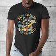 Weird Teachers Build Character Raccoon Colourful Floral Men's V-Neck T-Shirt, funny design Weird Teachers Build Character Raccoon Colourful Floral Men's V-Neck T-Shirt, funny design