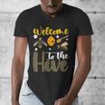 Welcome To The Hive Bee Teacher Back To School Men's V-Neck T-Shirt, funny design Welcome To The Hive Bee Teacher Back To School Men's V-Neck T-Shirt, funny design