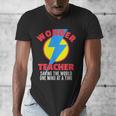 Wonder Teacher Costume Shirt Teacher Halloween Costume Tee Men's V-Neck T-Shirt, funny design Wonder Teacher Costume Shirt Teacher Halloween Costume Tee Men's V-Neck T-Shirt, funny design