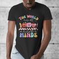 The World Needs All Kinds Of Minds Special Education Teacher Men's V-Neck T-Shirt, funny design