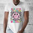 In My 1st Grade Era Smile Face Back To School Teacher Kid Men's V-Neck T-Shirt, funny design