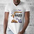 4489 Square Root 67 Math Teacher Halloween Costume Professor Men's V-Neck T-Shirt, funny design