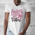 4th Fourth Grade Vibes Back To School Coquette Teacher Girl Men's V-Neck T-Shirt, 4th Grade Teacher Gifts, funny design 4th Fourth Grade Vibes Back To School Coquette Teacher Girl Men's V-Neck T-Shirt, 4th Grade Teacher Gifts, funny design
