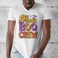 4th Grade Boo Crew Ghost Halloween Teacher Costume Men's V-Neck T-Shirt, 4th Grade Teacher Gifts, funny design 4th Grade Boo Crew Ghost Halloween Teacher Costume Men's V-Neck T-Shirt, 4th Grade Teacher Gifts, funny design