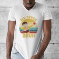 67 Meme Six Seven Bruh Retro Dabbing Teacher School Men's V-Neck T-Shirt, funny design 67 Meme Six Seven Bruh Retro Dabbing Teacher School Men's V-Neck T-Shirt, funny design
