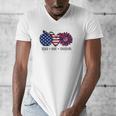 American Flag Teach Love Freedom Preschool Teacher 4th July Men's V-Neck T-Shirt, funny design American Flag Teach Love Freedom Preschool Teacher 4th July Men's V-Neck T-Shirt, funny design