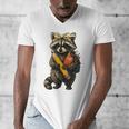 Back To School Raccoon Teachers Student Kids Men's V-Neck T-Shirt, funny design Back To School Raccoon Teachers Student Kids Men's V-Neck T-Shirt, funny design