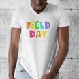 Field Day Green Team For Teacher Kids Field Day Games Men's V-Neck T-Shirt, funny design Field Day Green Team For Teacher Kids Field Day Games Men's V-Neck T-Shirt, funny design