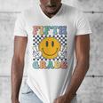 Fifth Grade Team Teachers Boys Girls Retro Smile 5th Grade Men's V-Neck T-Shirt, funny design