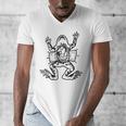 Frog Dissection Biology Anatomy Lab Science Teacher Men's V-Neck T-Shirt, Science Teacher Gifts, funny design