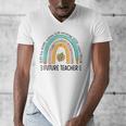 Future Teacher Cute Rainbow Leopard Teacher Outfit For Men Women Girls Kids Men's V-Neck T-Shirt, Future Teacher Gifts, funny design Future Teacher Cute Rainbow Leopard Teacher Outfit For Men Women Girls Kids Men's V-Neck T-Shirt, Future Teacher Gifts, funny design
