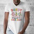 Groovy Donut Stress Just Do Your Best Testing Day Teachers Men's V-Neck T-Shirt, funny design Groovy Donut Stress Just Do Your Best Testing Day Teachers Men's V-Neck T-Shirt, funny design