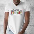 Happy Fri-Yay Friday Lovers Teacher Fri Yay Weekend Men's V-Neck T-Shirt, funny design