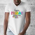 Happy Friyay Teacher School Friday Weekend Vibes Men's V-Neck T-Shirt, funny design Happy Friyay Teacher School Friday Weekend Vibes Men's V-Neck T-Shirt, funny design