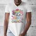 Hello 3rd Grade Boy Girl Teacher Back To School 3rd Grade Men's V-Neck T-Shirt, funny design Hello 3rd Grade Boy Girl Teacher Back To School 3rd Grade Men's V-Neck T-Shirt, funny design