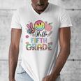 Hello 5th Grade Boy Girl Teacher Back To School 5th Grade Men's V-Neck T-Shirt, funny design Hello 5th Grade Boy Girl Teacher Back To School 5th Grade Men's V-Neck T-Shirt, funny design