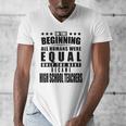 High School Teacher Personalized Men's V-Neck T-Shirt, funny design