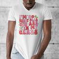 I'm So Berry Glad You Are Strawberry Elementary Teacher Men's V-Neck T-Shirt, funny design