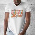 Inclusion Matters Groovy American Sign Language ASL Teacher For Men Women Men's V-Neck T-Shirt, Groovy Teacher Gifts, funny design Inclusion Matters Groovy American Sign Language ASL Teacher For Men Women Men's V-Neck T-Shirt, Groovy Teacher Gifts, funny design