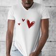 Kindergarten Has My Heart Buffalo Print Teacher Valentine Men's V-Neck T-Shirt, funny design Kindergarten Has My Heart Buffalo Print Teacher Valentine Men's V-Neck T-Shirt, funny design