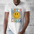 Let's Learn Today Smile Face Back To School For Teacher Kids Men's V-Neck T-Shirt, funny design