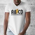 Lightning Pencil Rock'n Roll ABCD Teacher Back To School Kid Men's V-Neck T-Shirt, funny design