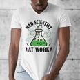 Mad Scientist Science Teacher Halloween Costume Teen Girls Men's V-Neck T-Shirt, Science Teacher Gifts, funny design