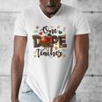 One Dope Teacher Men's V-Neck T-Shirt, funny design One Dope Teacher Men's V-Neck T-Shirt, funny design