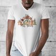 Personalized Name Teacher Mrs Young Back To School Custom Men's V-Neck T-Shirt, funny design