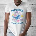 Preschool Is Whale-y Great Preschool Teacher Men's V-Neck T-Shirt, funny design Preschool Is Whale-y Great Preschool Teacher Men's V-Neck T-Shirt, funny design