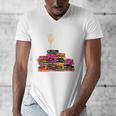 Reading Books Librarian Reader Nerd I'm Ok Teacher School Men's V-Neck T-Shirt, funny design Reading Books Librarian Reader Nerd I'm Ok Teacher School Men's V-Neck T-Shirt, funny design