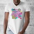 Retro Physical Education Vibes Gym Teacher Phys Ed Teacher Men's V-Neck T-Shirt, funny design