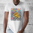 Retro Special Education Squad Groovy Dream Team Teacher Men's V-Neck T-Shirt, Groovy Teacher Gifts, funny design