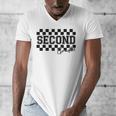 Second Grade Checkered Teacher 1st Day Back To School Women Men's V-Neck T-Shirt, funny design
