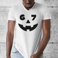 Six Seven Halloween Costume For Students Teachers 6 7 Men's V-Neck T-Shirt, funny design Six Seven Halloween Costume For Students Teachers 6 7 Men's V-Neck T-Shirt, funny design