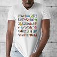 SPANISH ALPHABET MAESTRA SPANISH TEACHER Men's V-Neck T-Shirt, funny design SPANISH ALPHABET MAESTRA SPANISH TEACHER Men's V-Neck T-Shirt, funny design