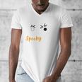 Spooky Inequalities Ghosts Halloween Math Teacher Men's V-Neck T-Shirt, funny design Spooky Inequalities Ghosts Halloween Math Teacher Men's V-Neck T-Shirt, funny design