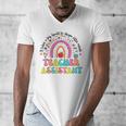 It Takes A Big Heart To Shape Little Minds Teacher Assistant Men's V-Neck T-Shirt, funny design