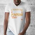 I Teach The Cutest Pumpkins In The Patch Shirt Teacher Men's V-Neck T-Shirt, funny design I Teach The Cutest Pumpkins In The Patch Shirt Teacher Men's V-Neck T-Shirt, funny design