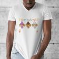 I Teach The Cutest Turkeys School Teachers Thanksgiving Men's V-Neck T-Shirt, funny design
