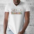 Teach Them Love Them Watch Them Grow Teacher Men's V-Neck T-Shirt, funny design Teach Them Love Them Watch Them Grow Teacher Men's V-Neck T-Shirt, funny design
