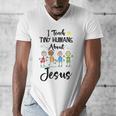 I Teach Tiny Humans About Jesus Sunday School Teacher Men's V-Neck T-Shirt, funny design I Teach Tiny Humans About Jesus Sunday School Teacher Men's V-Neck T-Shirt, funny design