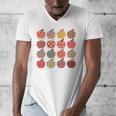 Teacher Apple Back To School Art For School Supplies Men's V-Neck T-Shirt, funny design