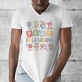 Teacher Groovy Play Is Learning Back To School Men's V-Neck T-Shirt, Groovy Teacher Gifts, funny design Teacher Groovy Play Is Learning Back To School Men's V-Neck T-Shirt, Groovy Teacher Gifts, funny design