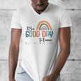 Teacher Of Visually Impaired Braille A Good Day To Learn Men's V-Neck T-Shirt, funny design Teacher Of Visually Impaired Braille A Good Day To Learn Men's V-Neck T-Shirt, funny design