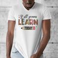 Teacher Y'All Gonna Learn Today First Day Of School Teacher Men's V-Neck T-Shirt, funny design