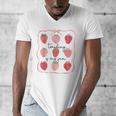 Teaching Is My Jam Teacher Team Crew Cute Strawberry Girls Men's V-Neck T-Shirt, funny design