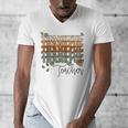 Thankful Teacher Thanksgiving Fall Pumpkin Turkey Men's V-Neck T-Shirt, funny design Thankful Teacher Thanksgiving Fall Pumpkin Turkey Men's V-Neck T-Shirt, funny design