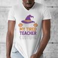 This Is My Tired Teacher Costume Halloween Premium Tri-Blend Men's V-Neck T-Shirt, funny design This Is My Tired Teacher Costume Halloween Premium Tri-Blend Men's V-Neck T-Shirt, funny design