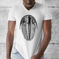 Trilobite Fossil Geology Teacher Student Geologist Men's V-Neck T-Shirt, funny design Trilobite Fossil Geology Teacher Student Geologist Men's V-Neck T-Shirt, funny design